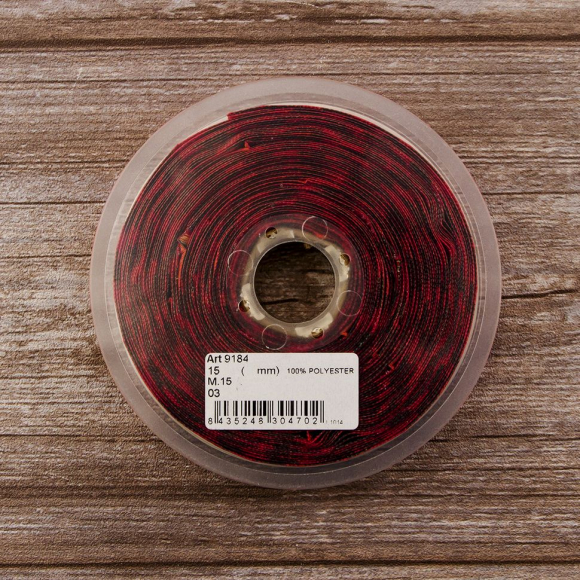 Лента жаккард SAFISA, 15 мм, 15 м, цвет 03