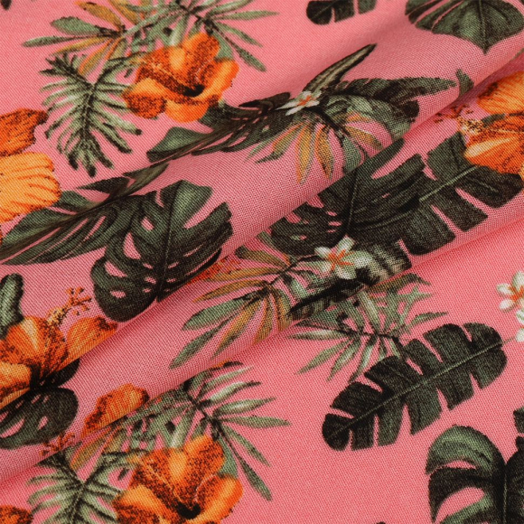 Ткань Штапель TBY Vi-61750-c4 плот 110г/м2 100% вискоза шир. 145 см цв.с4 розовый уп.5м Ткань Штапель TBY Vi-61750-c4 плот 110г/м2 100% вискоза шир. 145 см цв.с4 розовый уп.5м