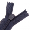 Молния потайная нераз 50см S-168 синий темный SBS уп.100шт