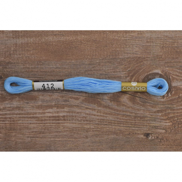 Мулине COSMO однотонный цвет 412