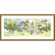 Набор для вышивания мулине НОВА СЛОБОДА арт.СВ1602 Я жду тебя 74х28 см