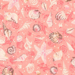 Ткань для пэчворка PEPPY Sunset Coast 122 г/м? 100% хлопок цв.WEL-20024-143 CORAL уп.50х55 см