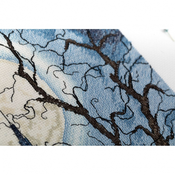 Набор для вышивания PANNA Золотая серия арт. PAN.ZU-7323 Мрачный замок 23х33 см