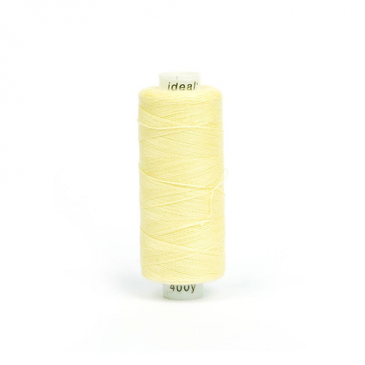 Нитки IDEAL бытовые 40/2 полиэстер 366м цв.117 св.желтый