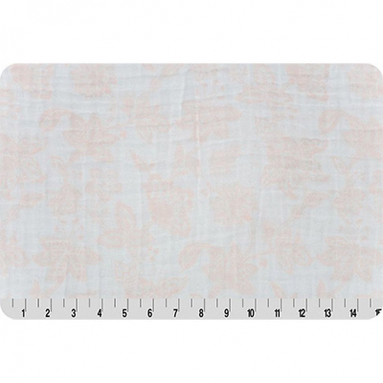 Ткань для пэчворка PEPPY Embrace (марлевка) 120 г/м? 100% хлопок цв.garden toile pink уп.100х125 см