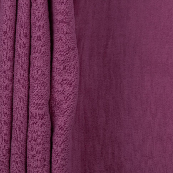 Ткань Муслин 125 г/м? 100% хлопок шир.130 см арт.TBY.Mus.24723.53 цв.53 ягодный рул.25м Ткань Муслин 125 г/м? 100% хлопок шир.130 см арт.TBY.Mus.24723.53 цв.53 ягодный рул.25м