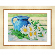 Набор для вышивания бисером ПАУТИНКА арт.Б-1223 Деревенский натюрморт 27х19 см