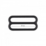 Пряжка регулятор для бюстгальтера металл ARTA.F.2829 20мм цв.170 черный, уп.50шт Пряжка регулятор для бюстгальтера металл ARTA.F.2829 20мм цв.170 черный, уп.50шт