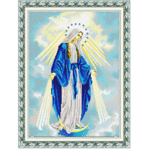 Рисунок на ткани (Бисер) КОНЁК арт. 9821 Непорочное зачатие 29х39 см