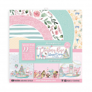 176103_Набор бумаги для скрапбукинга "Рождественская роза"