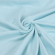 Ткань трикотаж Футер 2х нитка начес с лайкрой 190г опененд 100+100см голубой 12-4609 уп.6м