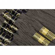 Нитки мулине цв.9314 т.серый 12х10м С-Пб