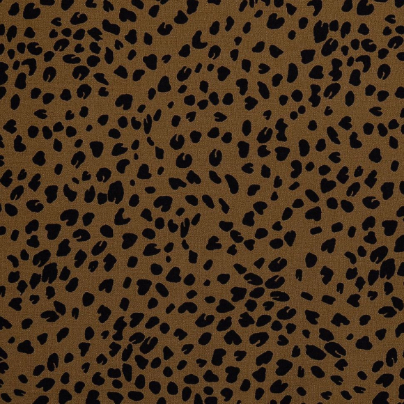 Ткань Штапель 90 г кв.м 100% вискоза шир.145 см арт.Р.31127.02 цв.02 кофейный уп.45м