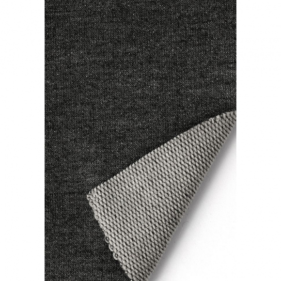 Ткань трикотаж Футер 2х нитка петля 70%пэ 25%вис 5%спан 220г 160см серый меланж 2 рул.35м Ткань трикотаж Футер 2х нитка петля 70%пэ 25%вис 5%спан 220г 160см серый меланж 2 рул.35м