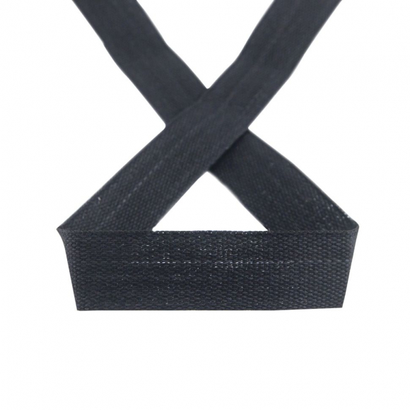 32147_Тесьма киперная хлопковая на блистере SAFISA, 14 мм, 2,5 м , цвет 01, черный