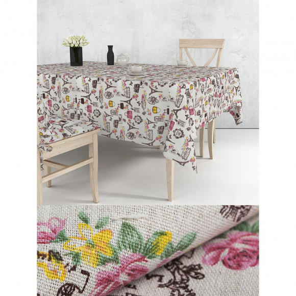 Ткань Лен, арт.TBY-DJ-11, 140г/м?, 30% лен 70% хлопок, шир.150см, уп.1м