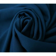 Ткань Креп 210 г кв.м 95% полиэстер, 5% спандекс шир.150 см арт.Р.11353.12 цв.12 синий уп.25м