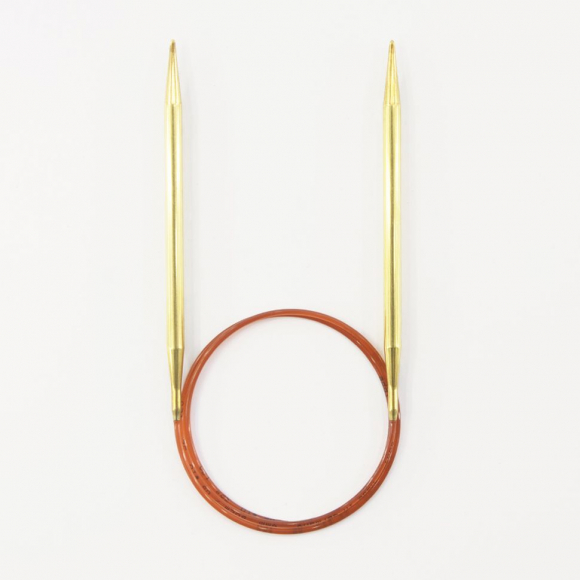 23635_Спицы круговые позолоченные с удлиненным кончиком, №6, 80 см 23635_Спицы круговые позолоченные с удлиненным кончиком, №6, 80 см