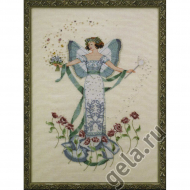 36661_Схема для вышивания MIRABILIA, "Апрельский голубой бриллиант"