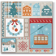 162848_Салфетки трехслойные для декупажа, коллекция "Lunch" PAW Decor Collection "Зимний праздник" 162848_Салфетки трехслойные для декупажа, коллекция "Lunch" PAW Decor Collection "Зимний праздник"