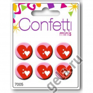 23359_Пуговицы "Mini Confetti" Hearts
