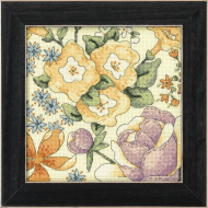 Набор для вышивания бисером MILL HILL Желтые цветы 1 19,6х19,6 см