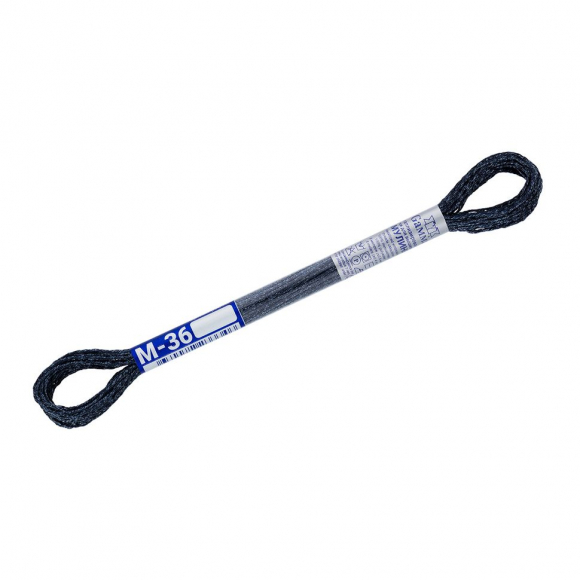 Нитки для вышивания Gamma мулине NM металлик 100% полиэстер 12 x 8 м цв.М-36 т.т.синий