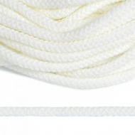 Шнур круглый полиэфир 07мм арт.1с-70 цв.белый уп.100м