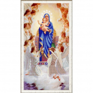 Рисунок на ткани (Бисер) КОНЁК арт. 1244 Пение ангелов 25х45 см Рисунок на ткани (Бисер) КОНЁК арт. 1244 Пение ангелов 25х45 см