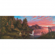 Набор для вышивания PANNA Живая картина арт. JK-2083 Заря-Заряница 42х18 см