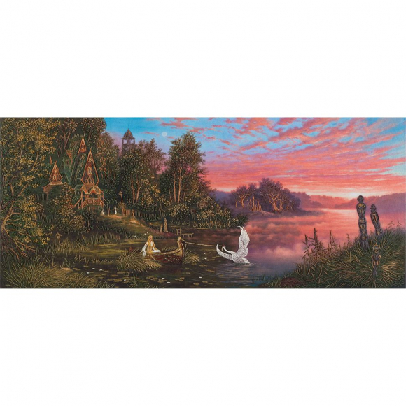 Набор для вышивания PANNA Живая картина арт. JK-2083 Заря-Заряница 42х18 см