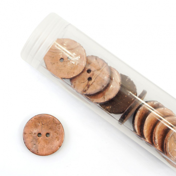 Пуговицы CONCEPT, размер 40, кокос, цвет COL.7 пыльная роза