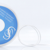 19364_Шнур атласный SAFISA 2 мм, 25 м, цвет 02, белый