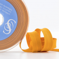 19506_Косая бейка хлопок/полиэстер 20 мм, 25 м, цвет 106, светло-горчичный 19506_Косая бейка хлопок/полиэстер 20 мм, 25 м, цвет 106, светло-горчичный