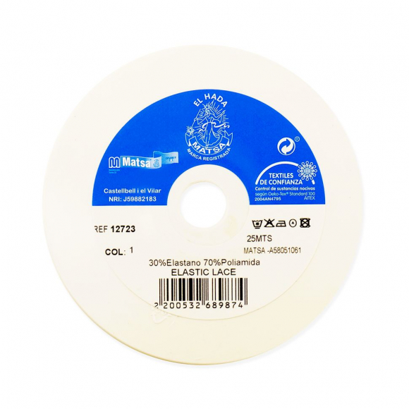 177520_Резинка отделочная ажурная, цвет белый