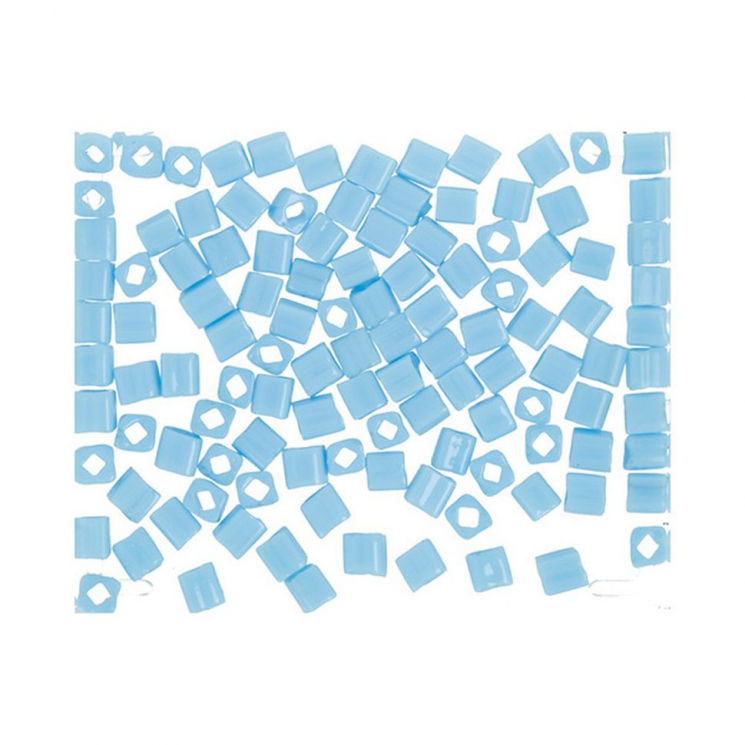 Бисер Япония "TOHO" CUBE №1  3 мм 5 х 5 г №0043 голубой