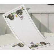 Набор для вышивания PERMIN арт.63-4833 Дорожка Ёжики 24х61 см