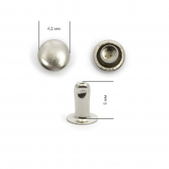 Хольнитены сталь New Star №00 3х3 (3мм) цв. никель уп. 5000шт