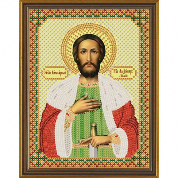 Набор для вышивания бисером НОВА СЛОБОДА арт.С6101 Св.Александр Невский 13х17 см Набор для вышивания бисером НОВА СЛОБОДА арт.С6101 Св.Александр Невский 13х17 см