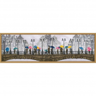 Набор для вышивания мулине НОВА СЛОБОДА арт.СР2217 Яркий дождь 60х18 см