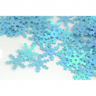 Пайетки россыпью арт.TBY-FLK524 18мм цв.017 голубой уп.50г