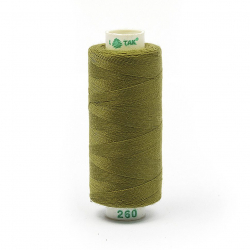 Нитки Dor Tak бытовые 40/2 полиэстер 366м цв.260 серый