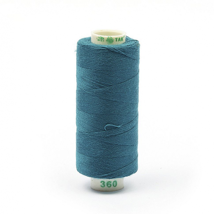 Нитки Dor Tak бытовые 40/2 полиэстер 366м цв.360 бирюзовый