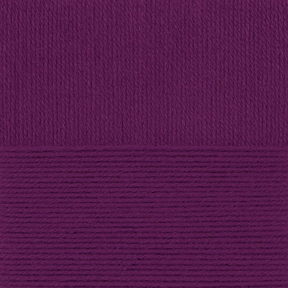 Пряжа для вязания ПЕХ Детский каприз тёплый (50% мериносовая шерсть, 50% фибра) 10х50г/125м цв.191 ежевика