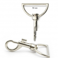 Карабин металл TBY-AX04.4 внутр. размер 38мм цв. никель уп. 100шт Карабин металл TBY-AX04.4 внутр. размер 38мм цв. никель уп. 100шт