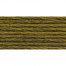 Нитки для вышивания Gamma мулине (3173-6115) 100% хлопок 24 x 8 м цв.3177 коричневый-хаки