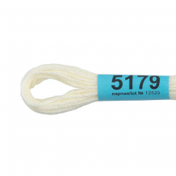 Нитки для вышивания Gamma мулине (3173-6115) 100% хлопок 24 x 8 м цв.5179 бл. желтый