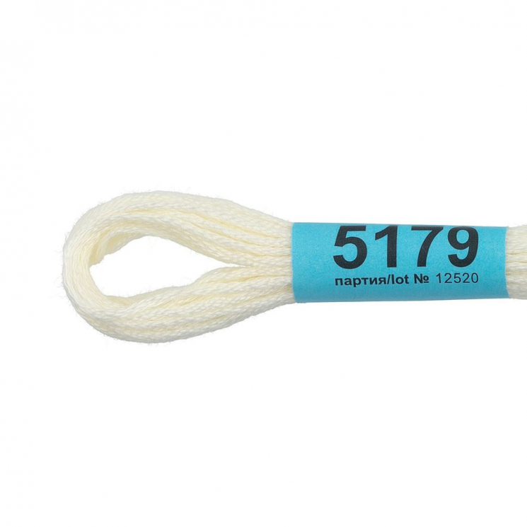 Нитки для вышивания Gamma мулине (3173-6115) 100% хлопок 24 x 8 м цв.5179 бл. желтый