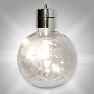 128541_Шар пластиковый со съемным подвесом и LED батареей