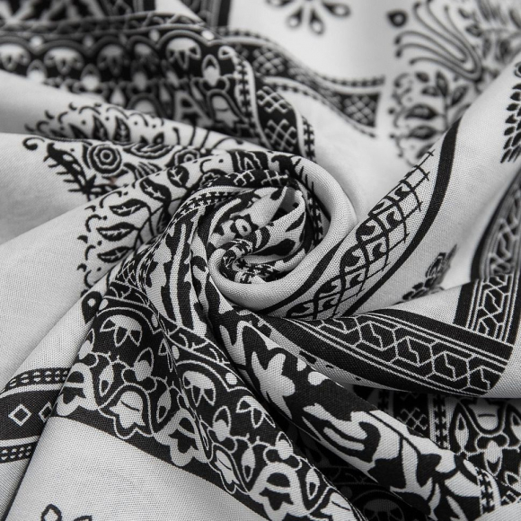 Ткань Штапель 90 г/м? 100% вискоза шир.145 см арт.Р.31125.02 цв.02 белый рул.50м Ткань Штапель 90 г/м? 100% вискоза шир.145 см арт.Р.31125.02 цв.02 белый рул.50м